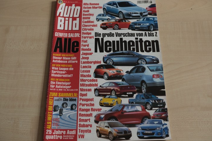 Deckblatt Auto Bild (08/2005)